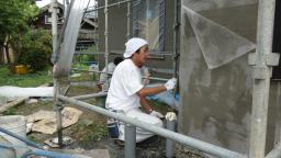 サラサホーム福井北　(株)ガウディ　そとん壁　下地