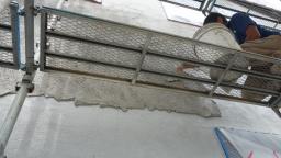 サラサホーム福井北　(株)ガウディ　そとん壁　仕上げ